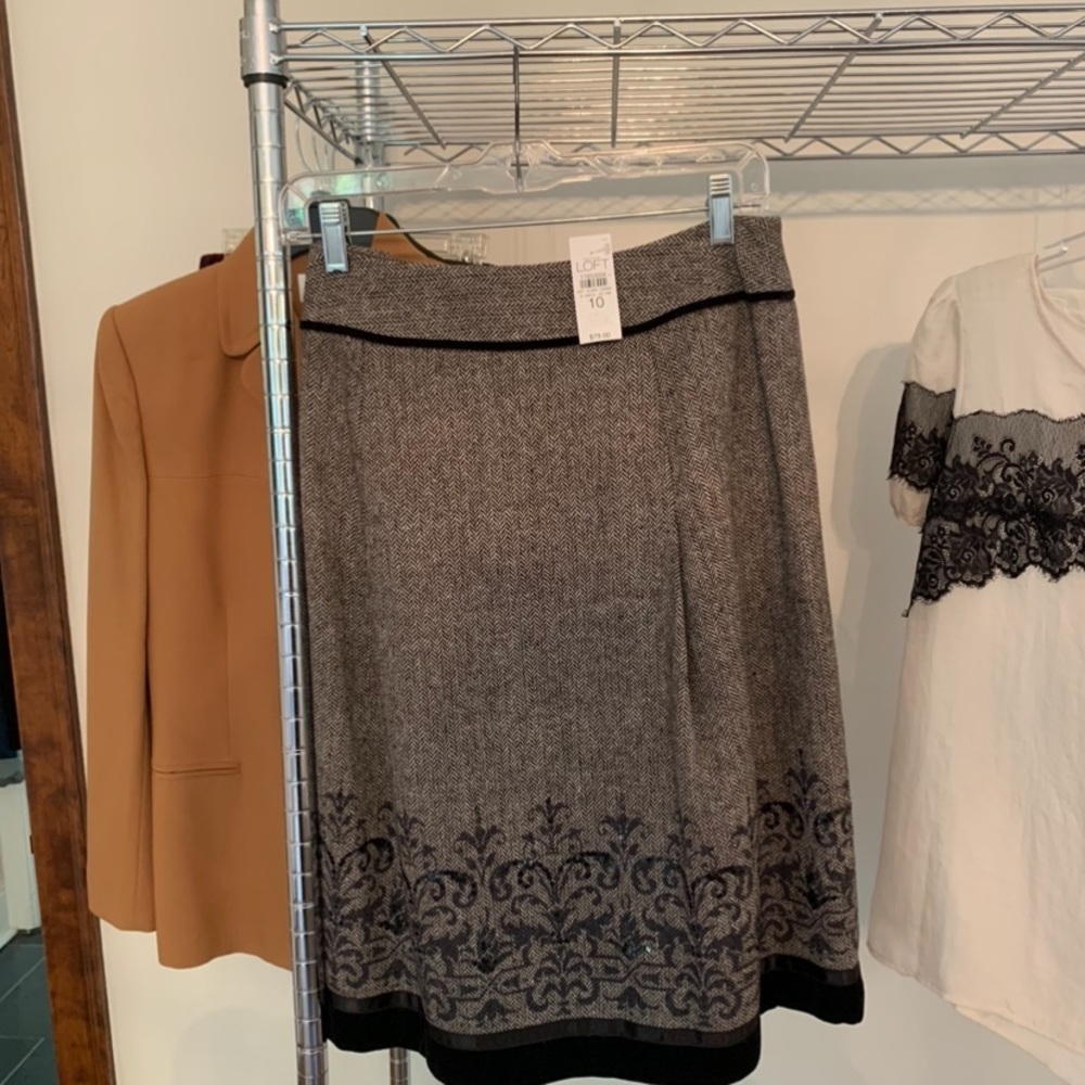 LOFT Wool Skirt